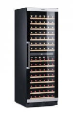 Dometic C154F, Weink�hlschrank mit zwei Zonen, 154 Flaschen, Edelstahl und Schwarz, EEK: G