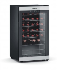 Dometic C35F, Weink�hlschrank freistehend, eine Zone, 35 Flaschen, Edelstahl und Schwarz, EEK: G