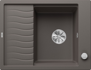 Blanco Elon 45 S Einbausp�le Silgranit PuraDur, Farbe vulkangrau, InFino Ablauf, 527251