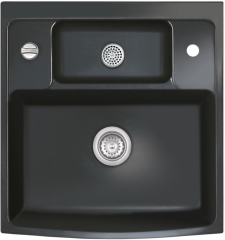 Systemceram KeraDomo CENTRA 60, Farbe Nero (gl�nzend), mit 5 Jahren Garantie