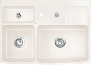 Systemceram KeraDomo CENTRA 90, Farbe Magnolie (gl�nzend), mit 5 Jahren Garantie