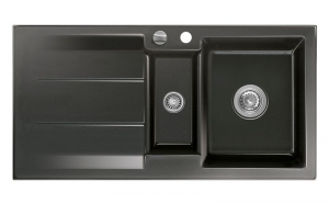 Systemceram KeraDomo GENEA 100 F in Nero (gl�nzend), mit 5 Jahren Garantie