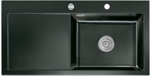 Systemceram KeraDomo MERA 100 SL in Nero (gl�nzend), mit 5 Jahren Garantie