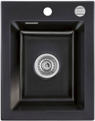 Systemceram KeraDomo MERA 39, Farbe Nero (gl�nzend), mit 5 Jahren Garantie