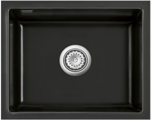 Systemceram KeraDomo MERA 50 U/g, geschliffene Oberseite, Farbe Nero (gl�nzend), mit 5 Jahren Garantie