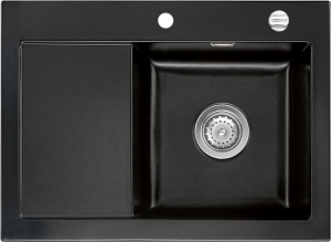 Systemceram KeraDomo MERA 70 F in Nero (gl�nzend), mit 5 Jahren Garantie