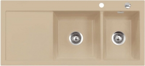 Systemceram KeraDomo MERA DOUBLE, Farbe Sand (matt), mit 5 Jahren Garantie