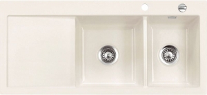 Systemceram KeraDomo MERA DOUBLE, Farbe Magnolie (gl�nzend), mit 5 Jahren Garantie