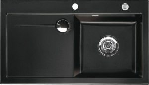 Systemceram KeraDomo STEMA 90 F in Nero (gl�nzend), mit 5 Jahren Garantie