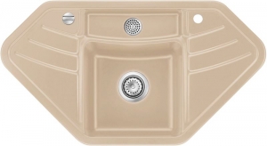 Systemceram KeraDomo VEGA ECK, Farbe Sand (matt), mit 5 Jahren Garantie