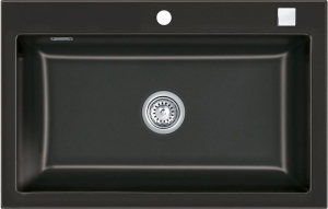 Systemceram KeraDomo MERA 80 F, Farbe Nero (gl�nzend), mit 5 Jahren Garantie