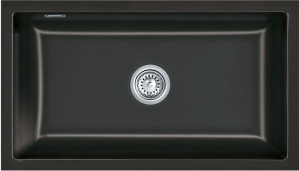 Systemceram KeraDomo MERA 80 F/o, Farbe Nero (gl�nzend), mit 5 Jahren Garantie