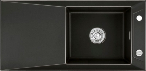 Systemceram KeraDomo SIRO 100 in Nero (gl�nzend), mit 5 Jahren Garantie