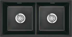 Systemceram KeraDomo MERA TWIN F/o in Nero (gl�nzend), mit 5 Jahren Garantie