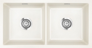 Systemceram KeraDomo MERA TWIN F/o in Magnolie (gl�nzend), mit 5 Jahren Garantie