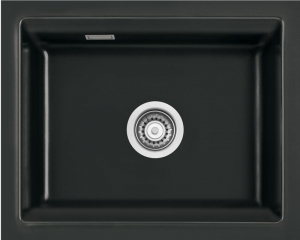 Systemceram KeraDomo KARA 57 F/o in Nero (gl�nzend), mit 5 Jahren Garantie