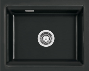 Systemceram KeraDomo KARA 50 U/g, geschliffene Oberseite, Farbe Nero (gl�nzend), mit 5 Jahren Garantie