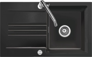 Systemceram KeraDomo KARA 85 in Nero (gl�nzend), mit 5 Jahren Garantie