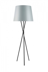 OZONOS� Stehleuchte Hailey PLUS, AC-1 Plus, Luftreiniger, Jeans Grau, Schwarz, 1312/1302