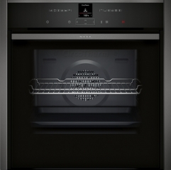 Neff B57CR22G0, Einbaubackofen mit Pyrolyse und Slide&Hide, Graphite-Grey, EEK: A+, mit 5 Jahren Garantie!