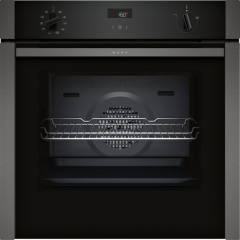 Neff B4ACF4AG0, Einbaubackofen mit CircoTherm und Slide&Hide, Graphite-Grey, EEK: A, mit 5 Jahren Garantie!