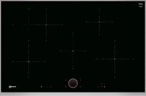 Neff T48TS01N0, Autarkes Induktionskochfeld, Designrahmen Edelstahl, 80 cm, mit 5 Jahren Garantie!