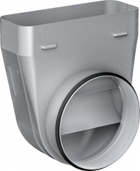 Neff Flachkanal �bergang rund 90� NW150 Metall, Z93WWX1X1