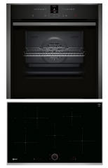 Neff NC5780TI, SET Einbaubackofen B57CR22G0 + Induktionskochfeld T48TS01N0, mit 5 Jahren Garantie!