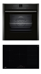 Neff NC4780FF, SET Einbaubackofen B47CR22G0 + Induktionskochfeld T58FD20X0, EEK: A+, mit 5 Jahren Garantie!