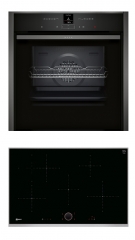 Neff NC4780TI, SET Einbaubackofen B47CR22G0 + Induktionskochfeld T48TS01N0, mit 5 Jahren Garantie!
