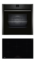 Neff NC2780FI, SET Einbaubackofen B27CR22G0 + Induktionskochfeld T48FD23X2, mit 5 Jahren Garantie!