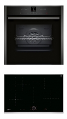 Neff NC1780TI, SET Einbaubackofen B17CR22G0 + Induktionskochfeld T48TS01N0, EEK: A+, mit 5 Jahren Garantie!