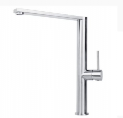 Reginox Kelso Einhandmischer, Festauslauf Hochdruck, Edelstahl geb�rstet, R34590