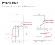 Silverline Polaris Isola 40 cm POI 400 E Edelstahl Inselhaube. Mit 5 Jahren Garantie!