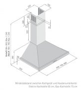Silverline Carisma 60 cm CRW 600 E Edelstahl Wandhaube. Mit 5 Jahren Garantie!