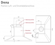 Silverline Drena 60 cm DRW 600 E Edelstahl Wandhaube. Mit 5 Jahren Garantie!