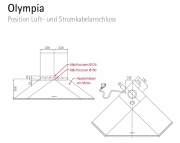 Silverline Olympia Eckhaube OLE 100 E Edelstahl Eckhaube. Mit 5 Jahren Garantie!