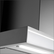 Falmec Lumina NRS� Inselhaube 90 cm, Blende wei�, mit 5 Jahren Garantie