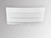 Silverline Kassiopeia Deluxe 80 cm KSW 810 W Edelstahl/Glas Wei Kopffreihaube. Mit 5 Jahren Garantie!