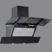 Silverline Trinity TTW 800 W Edelstahl/Wei�glas Kopffreihaube. Mit 5 Jahren Garantie!