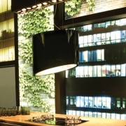 Falmec Spring E.ion�-System, Schwarz, 80 cm, Inselhaube, mit 5 Jahren Garantie