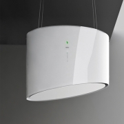 Falmec Spring E.ion�-System, Wei�, 80 cm, Inselhaube, mit 5 Jahren Garantie