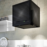 Falmec Rubik E.ion�-System, Schwarz, 43 cm, Wandhaube, mit 5 Jahren Garantie