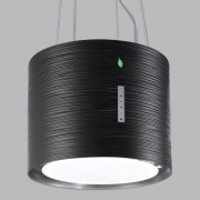 Falmec Twister E.ion�-System, Schwarz matt, 45 cm, Inselhaube, mit 5 Jahren Garantie