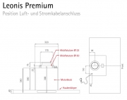 Silverline Leonis Premium Wandesse 90 cm LOW 920 E Wandhaube. Mit 5 Jahren Garantie!
