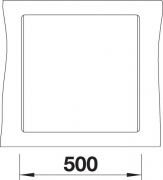 Blanco Dalago 5-F Einbausp�le fl�chenb�ndig, Farbe vulkangrau, 527245