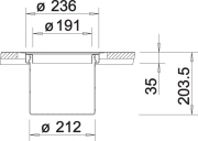 Blanco-Solon Einbau fl�chenb�ndig, 512471