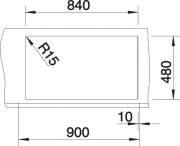 Blancometra 9 Silgranit PuraDur 2, Farbe wei�, 513269