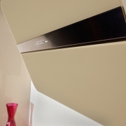 Falmec Flipper, Design, Glas/Wei� satiniert, 85 cm, Wandhaube, mit 5 Jahren Garantie