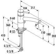 Kludi Trendo 3, chrom, Hochdruck, 5023155